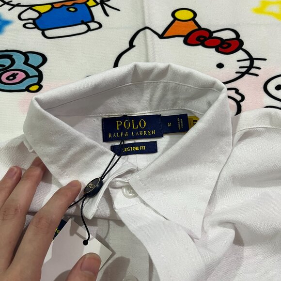 Ralph Lauren White Lapel Shirt - Picture 2 of 7